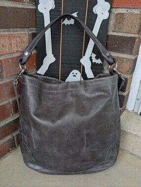 🎃EUC Frye Brand Melissa Slouch Genuine Smooth Leather Shoulder Crossbody Bag